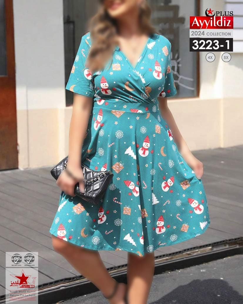 تونیک مجلسی زنانه سایز بزرگ کد 3223