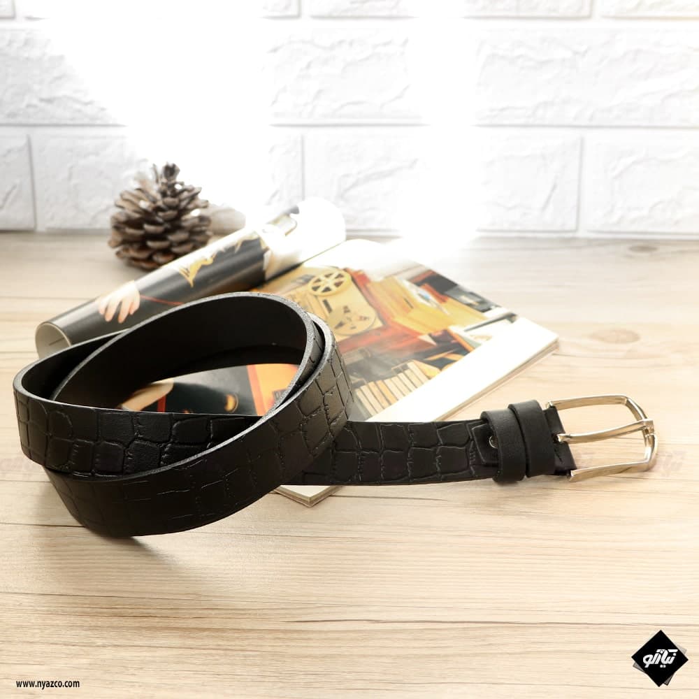 کمربند چرمی مردانه شیک کد ۸۵