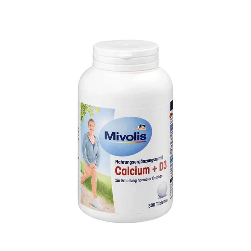 کلسیم میوولیس ۳۰۰ تایی Mivolis dm Calcium + D3