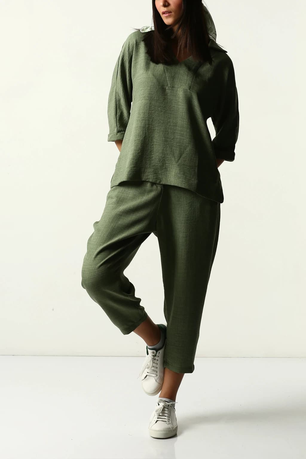 شلوار خمره ای جیب دار زنانه