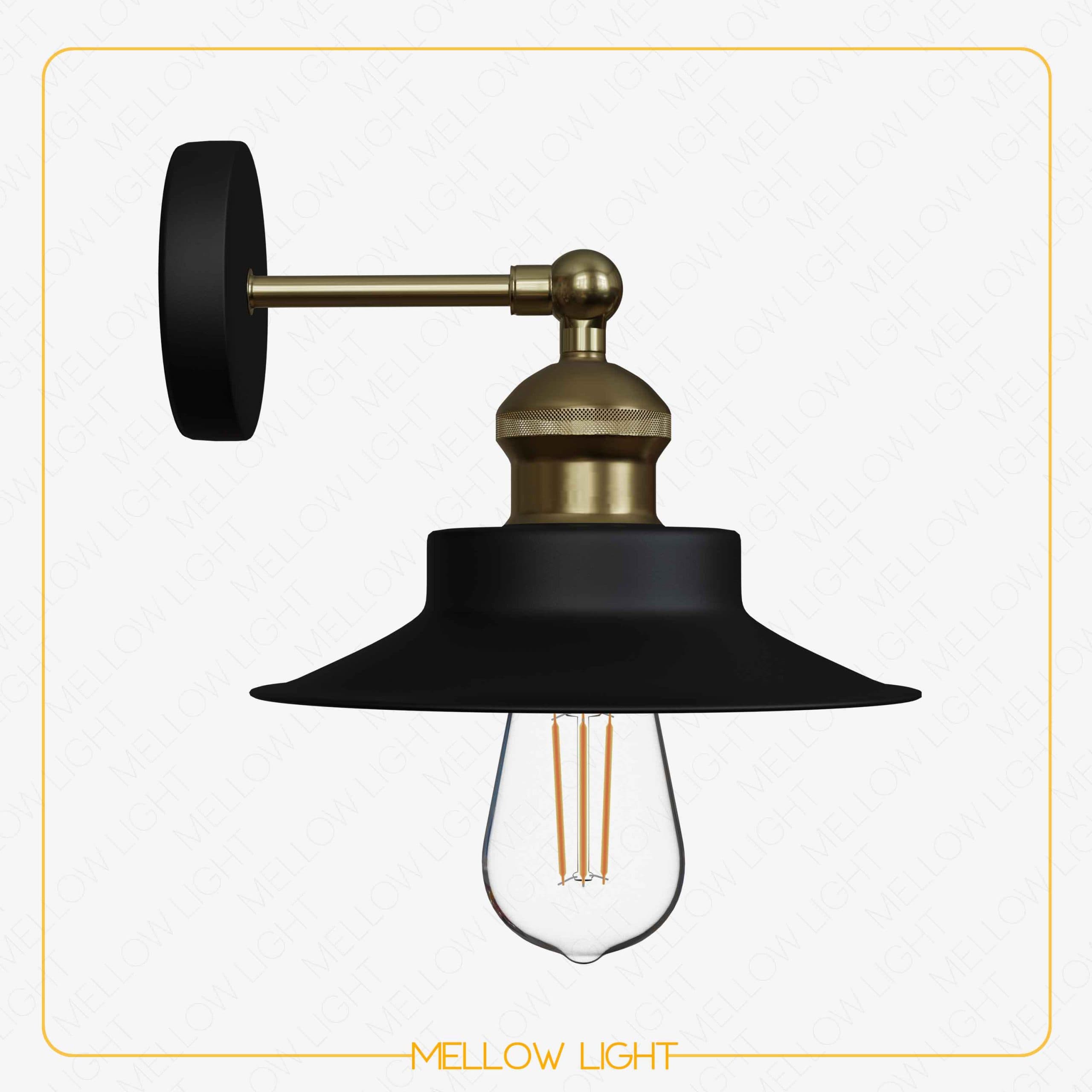 لوستر دیواركوب ادیسونی کلاهی