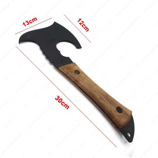 تبر یخ شکن دسته چوبی 17 سانتی متر شاه محمود