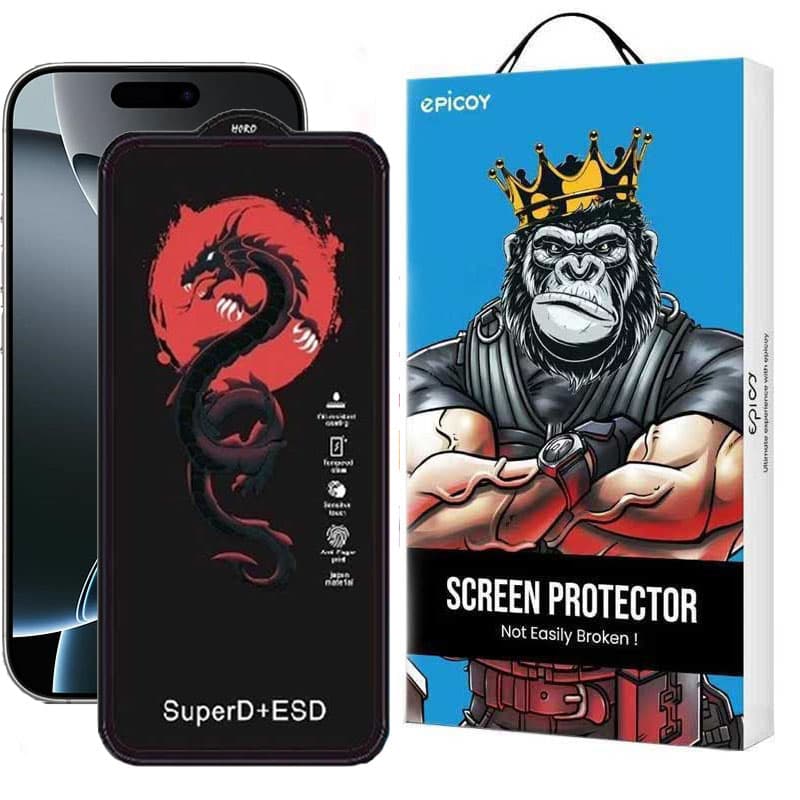 گلس گوشی اپل iPhone 16 Pro اپیکوی مدل Dragon ESD