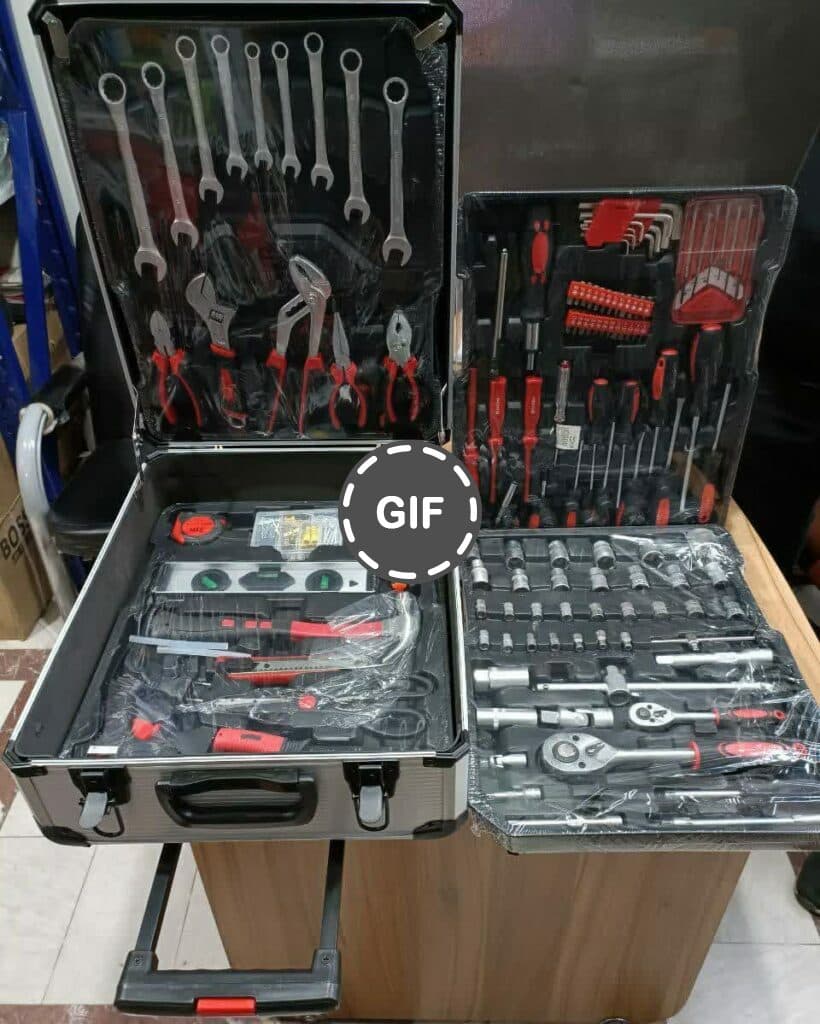 کیف ابزار 187 پارچه چمدانی ریناس