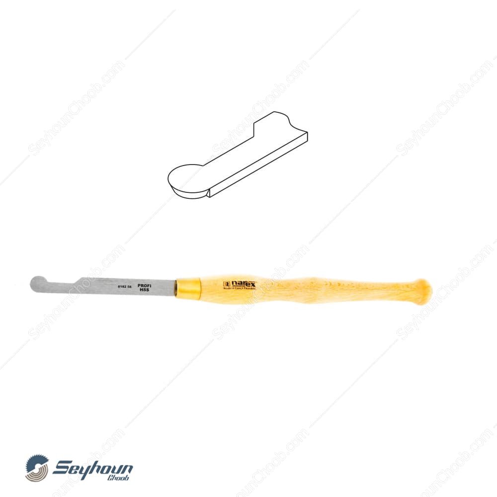 مغار خراطی تراش چوب سر گرد چپ دست نارکس مدل narex 818256