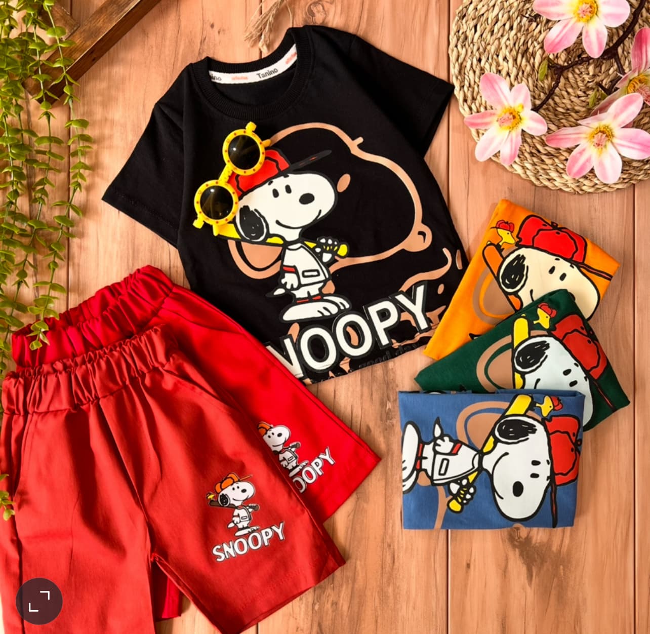 تیشرت شلوارک اسنوپی2222