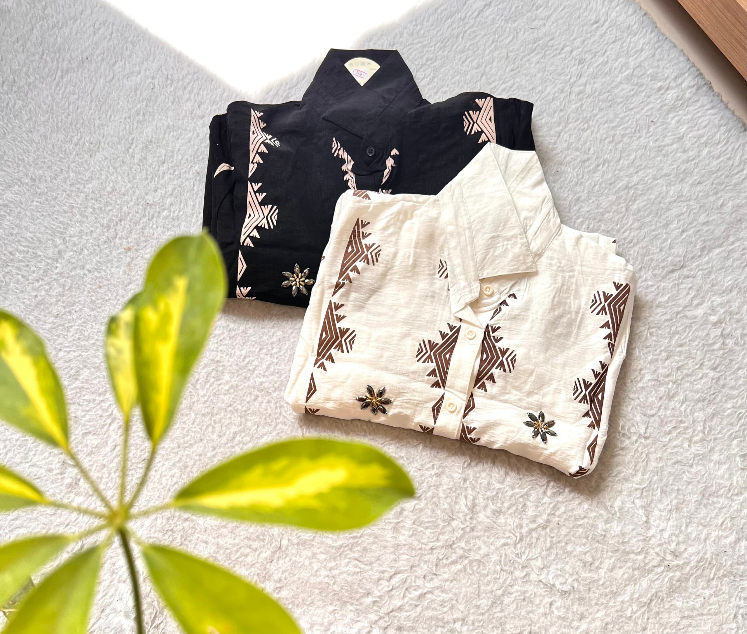 تونیک سنگدوزی گل سنگی