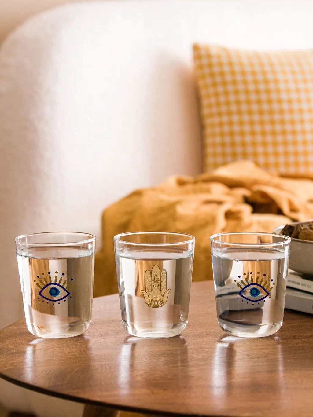 لیوان السی هوم طرح چشم بسته ۳ عددی