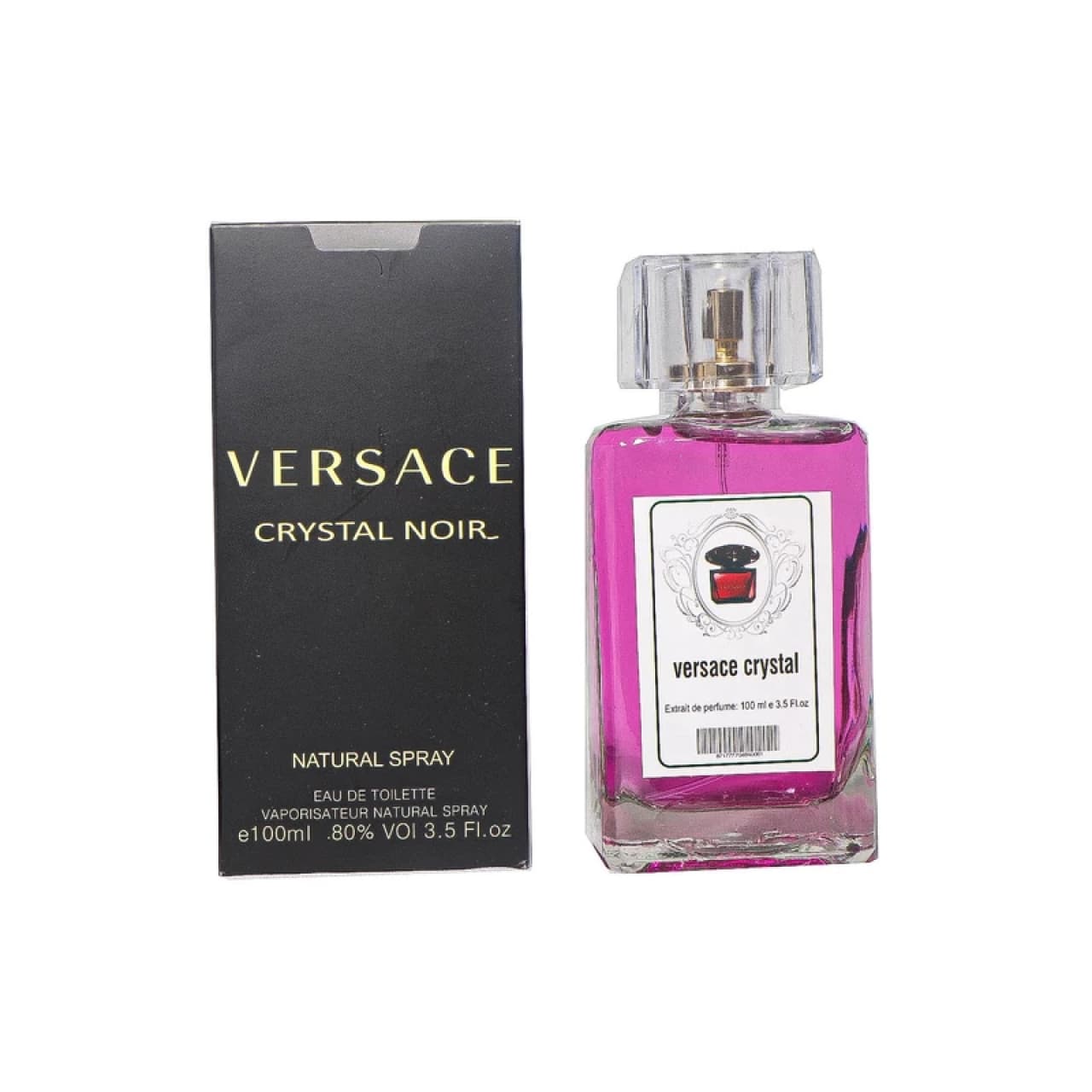 ادکلن ورساچه کریستال نویر Okla حجم ۱۰۰میل (ورساچه مشکی) Versace Crystal Noir