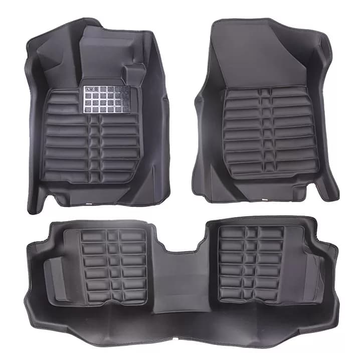 کفپوش پنج بعدی خودرو چرم کره ای مناسب برای تندر 90