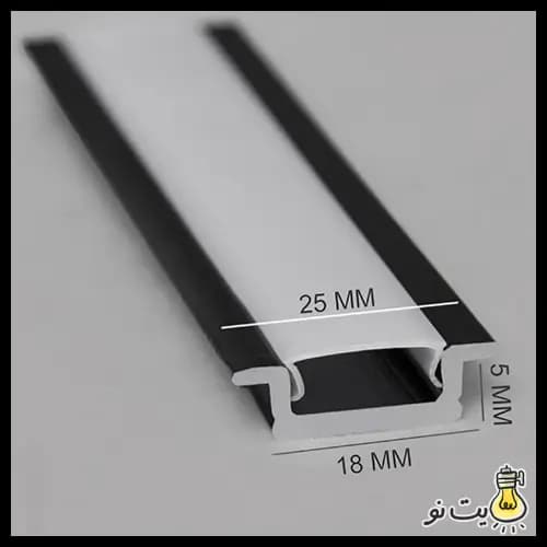 چراغ خطی لاینر توکار برش 1.8 سانت اسلیم – لاینر کابینتی