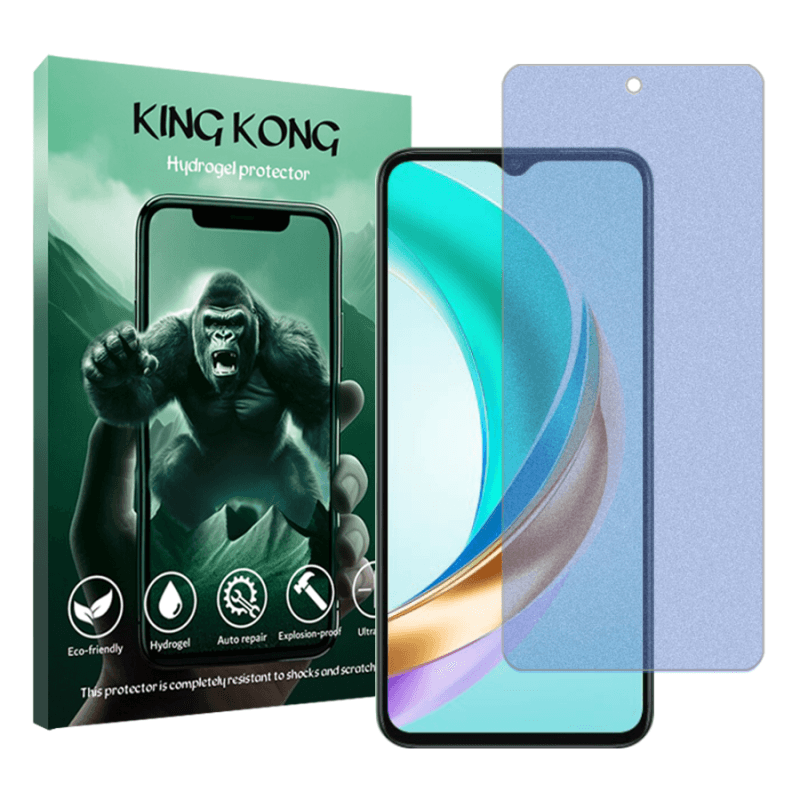 محافظ صفحه نمایش مات ضداشعه آبی گوشی آنر X6b کینگ کونگ مدل Tough