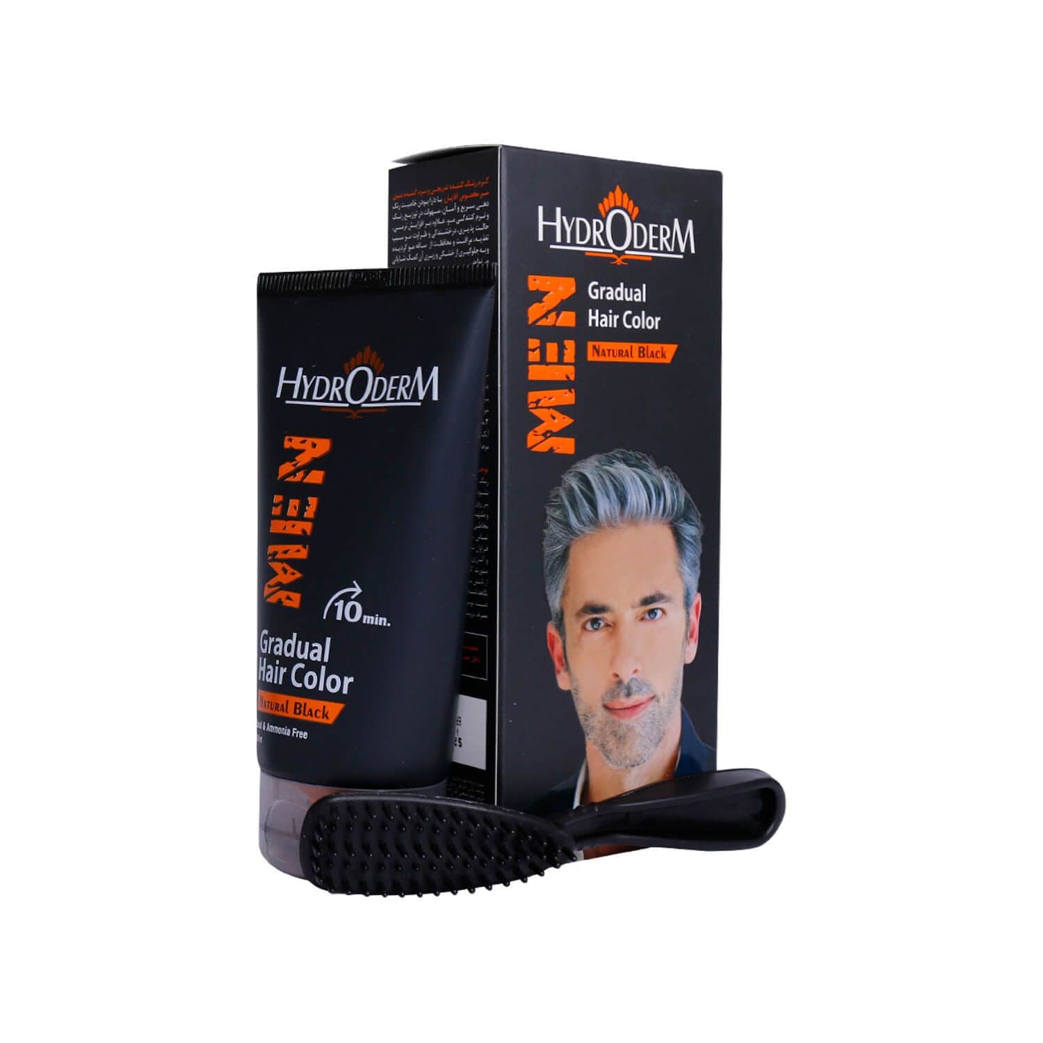 کرم رنگ موی تدریجی آقایان هیدرودرم حجم 150 میلی لیتر