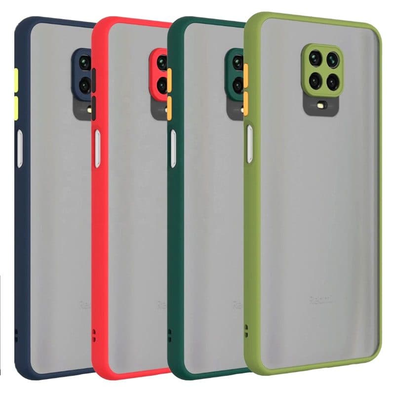 قاب گوشی شیائومی XIAOMI REDMI NOTE 9 مدل پشت مات محافظ لنز دار