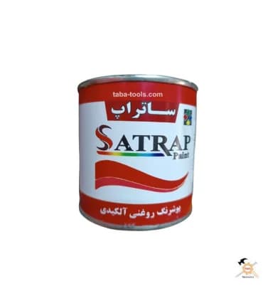 رنگ روغنی سفید براق (ربعی) 250 گرمی ساتراپ