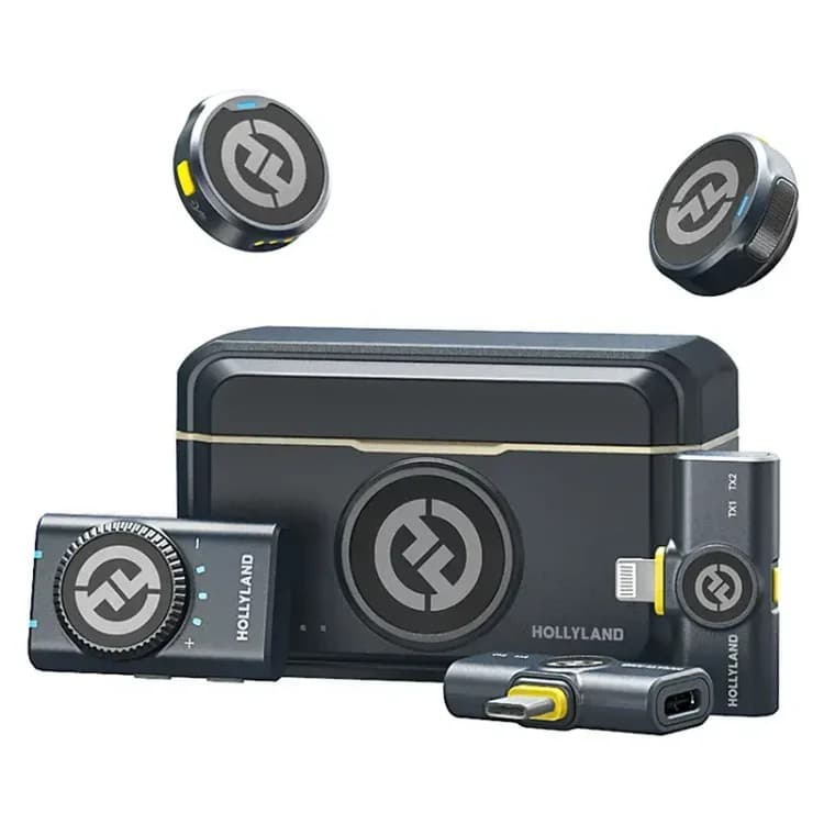 میکروفون بی سیم دوقلوی هالی لند مدل Hollyland LARK M2 Duo Combo