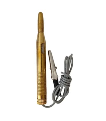 تست لامپ فیوز و تستر سیم کشی برنجی 6تا24ولت مدل 4602