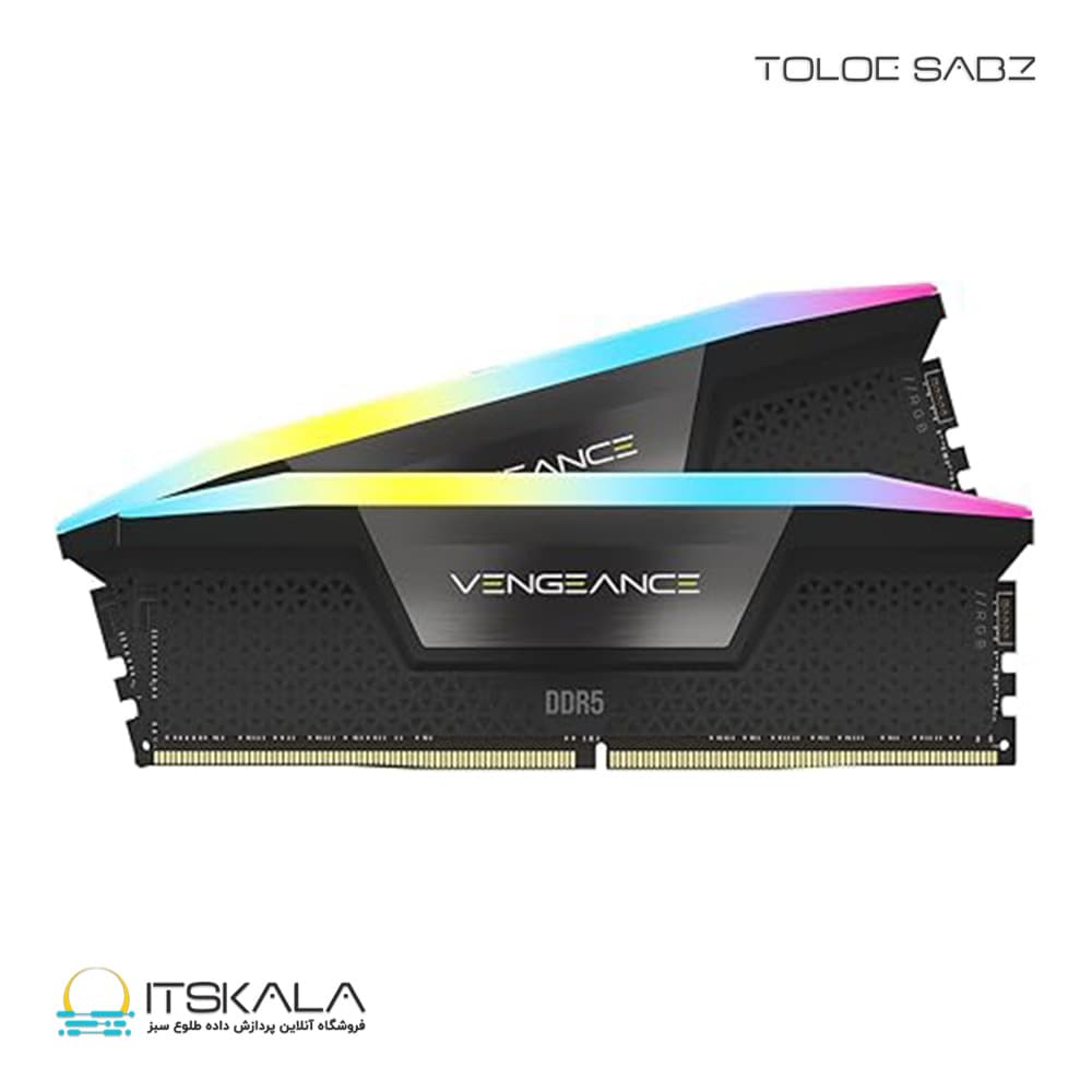 رم کورسیر مدل VENGEANCE RGB 32G (2*16) CL38