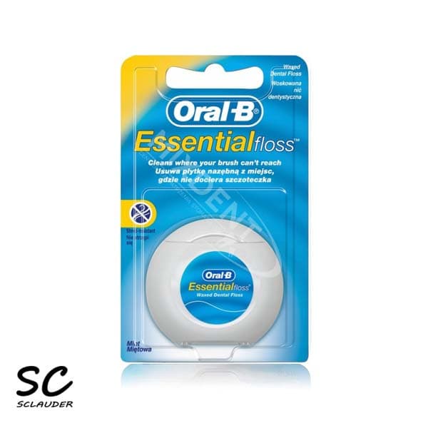 نخ دندان اورال بی، بدون روکش موم Essential Flass اندازه 50 متری