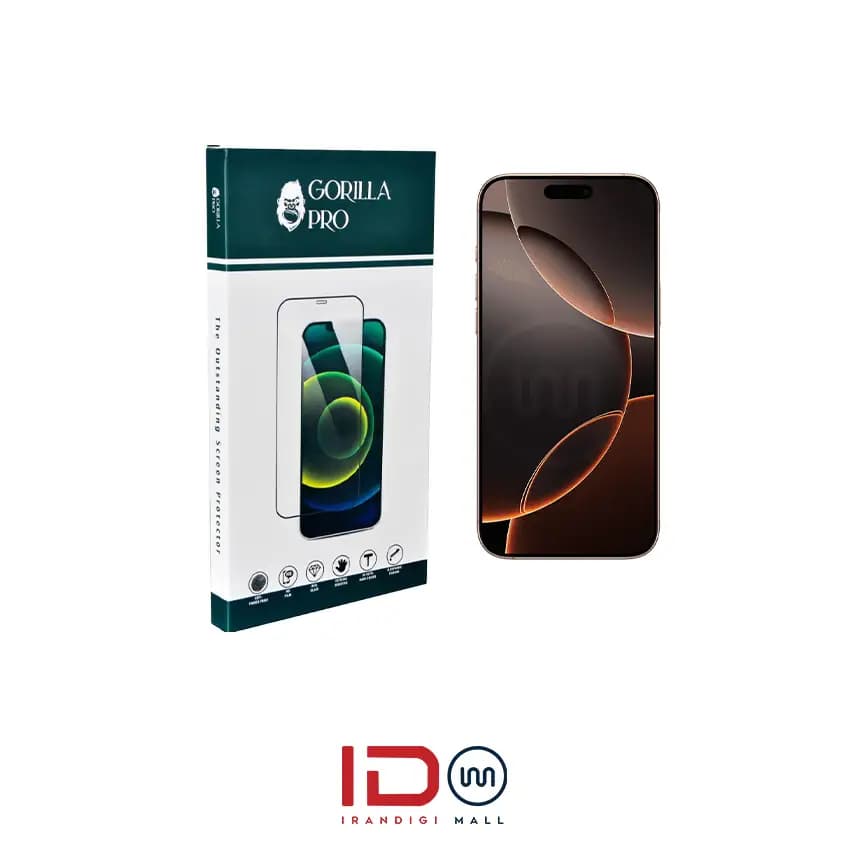 گلس و محافظ هیدروژلی (شفاف) نمایشگر گوشی اپل مدل iPhone 16 Pro