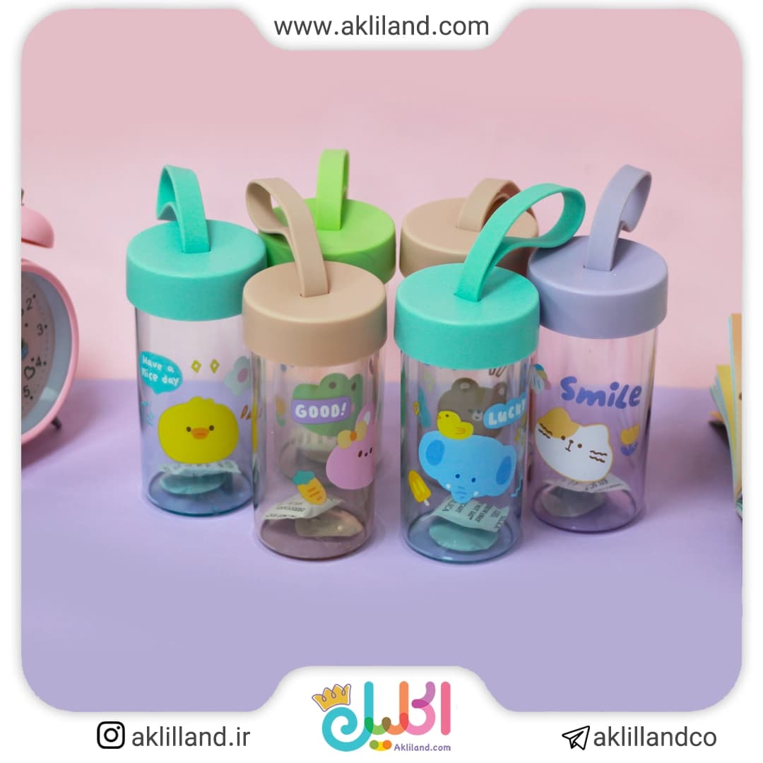 لیوان پلاستیکی طرح حیوانات (مدل رندوم)