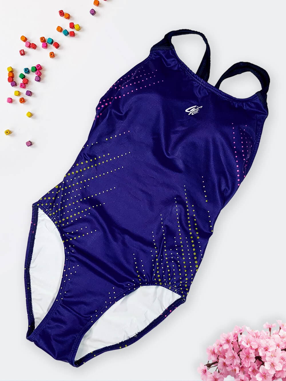 مایو دخترانه اسلیپ نوجوان و بچه گانه مدل پشت قهرمانی لایف ( Life ) سرمه ای بنفش