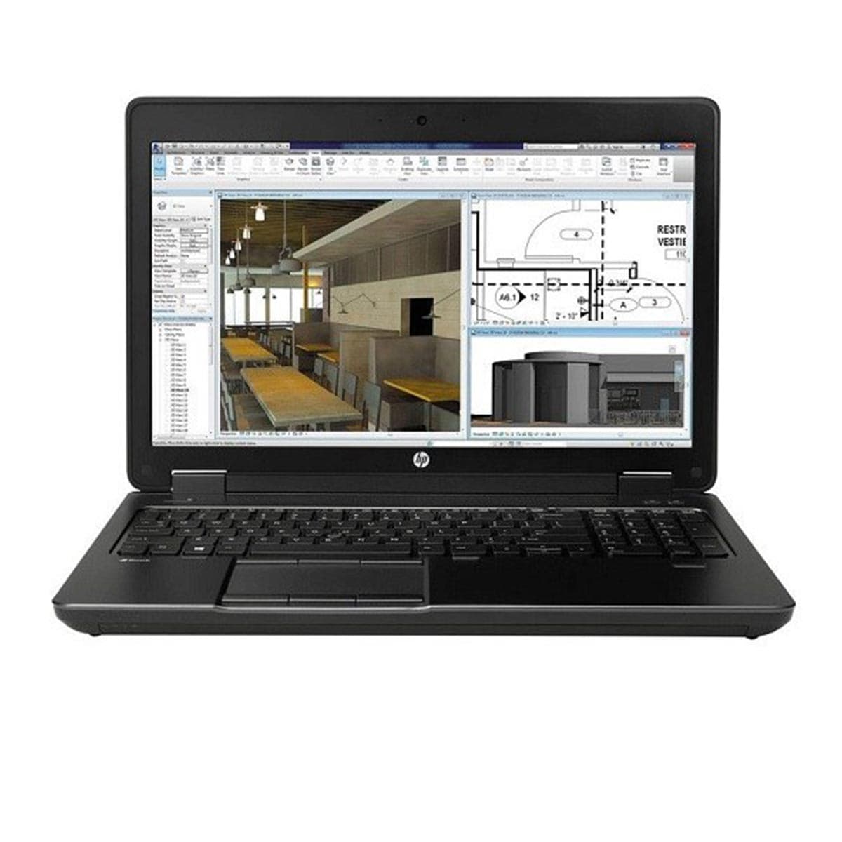 لپ تاپ استوک HP ZBook 15 G2 core i7-4800mq 8 256 1g