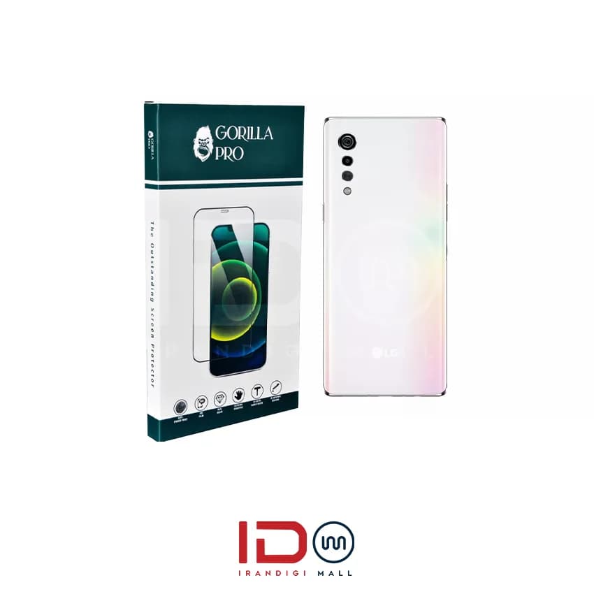 گلس و محافظ هیدروژلی (شفاف) بدنه گوشی ال جی مدل LG VELVET