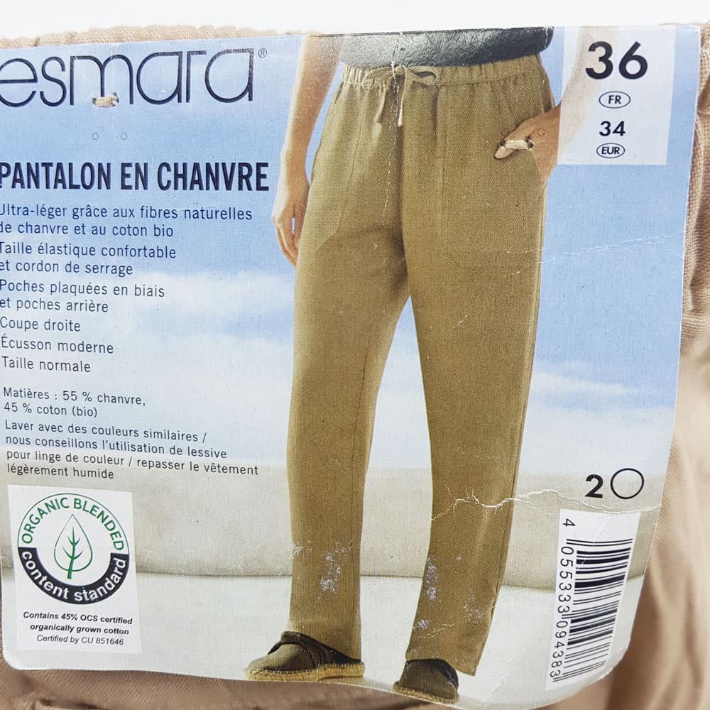 شلوار لینن زنانه راسته اسمارا b2692