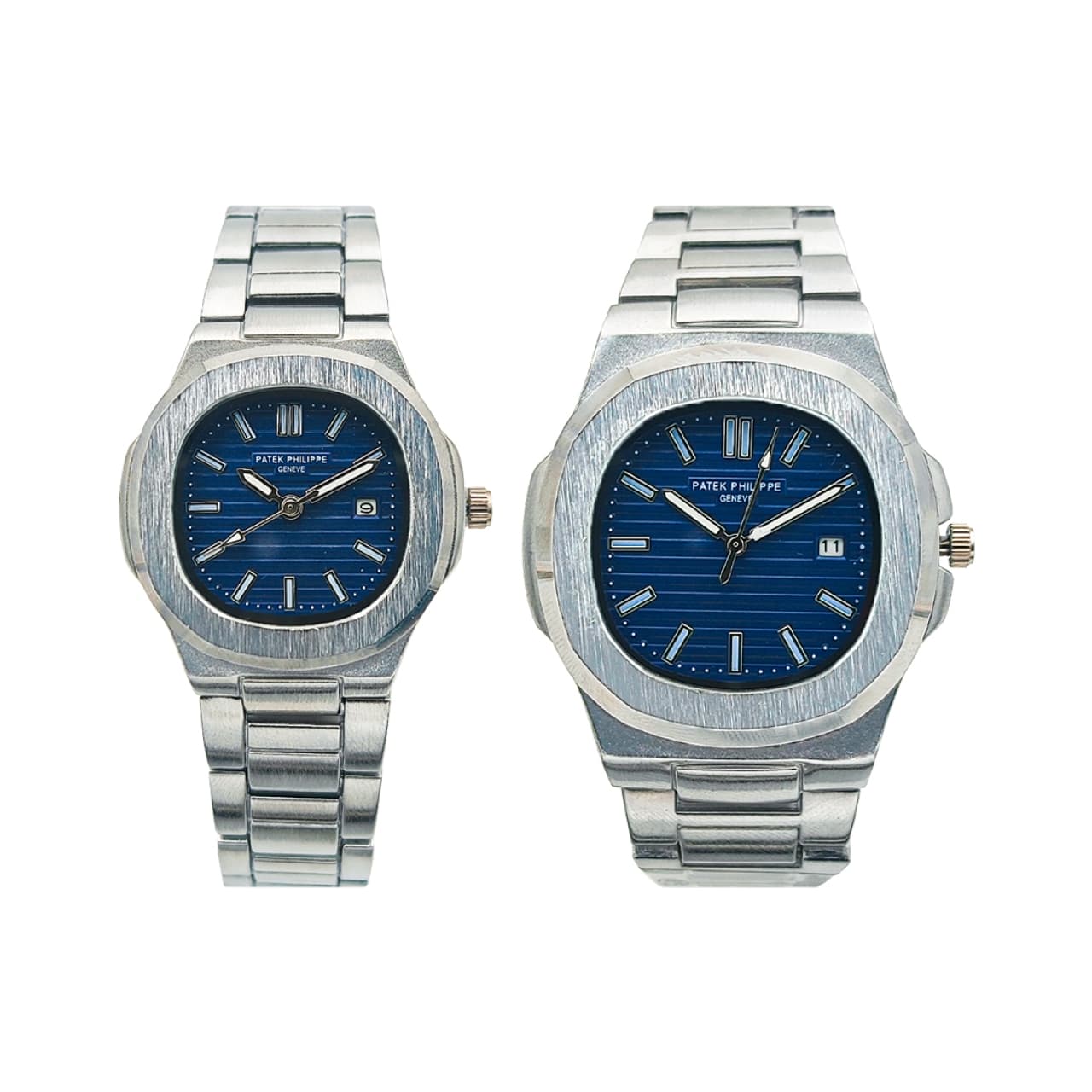 ساعت مچی عقربه ای ست زنانه مردانه پتک فلیپ مدل ژنو