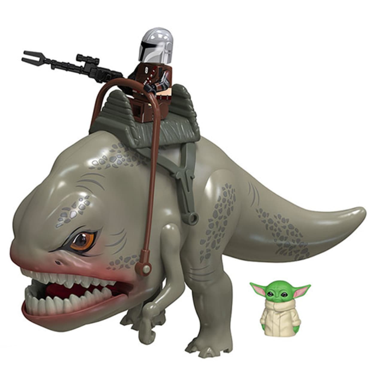 ساختنی آدمک فله مدل Mandalorian And Blurrg