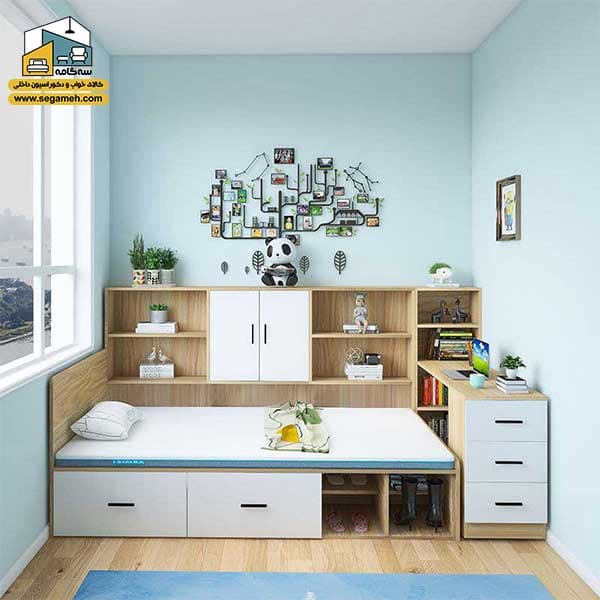 تخت خواب یک نفره کد BSP06