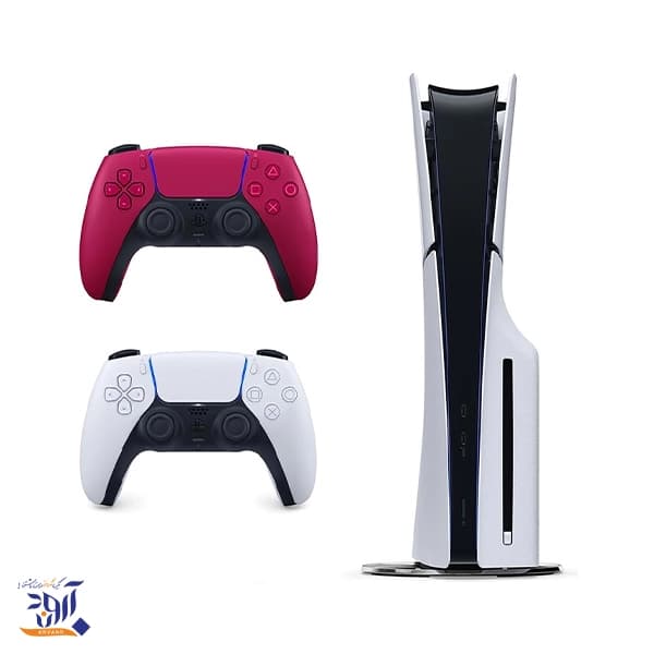 باندل کنسول بازی سونی مدل پلی استیشن 5 اسلیم استاندارد 2016 اروپا + دسته بازی قرمز