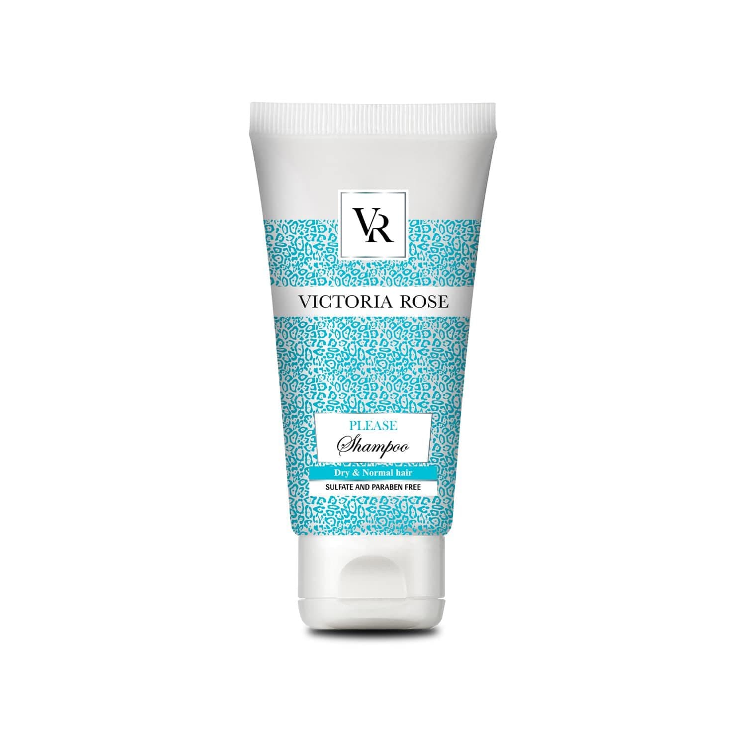 شامپو بدون سولفات موهای خشک و نرمال ویکتوریا رز Victoria Rose مدل پلیز Please حجم 250ml