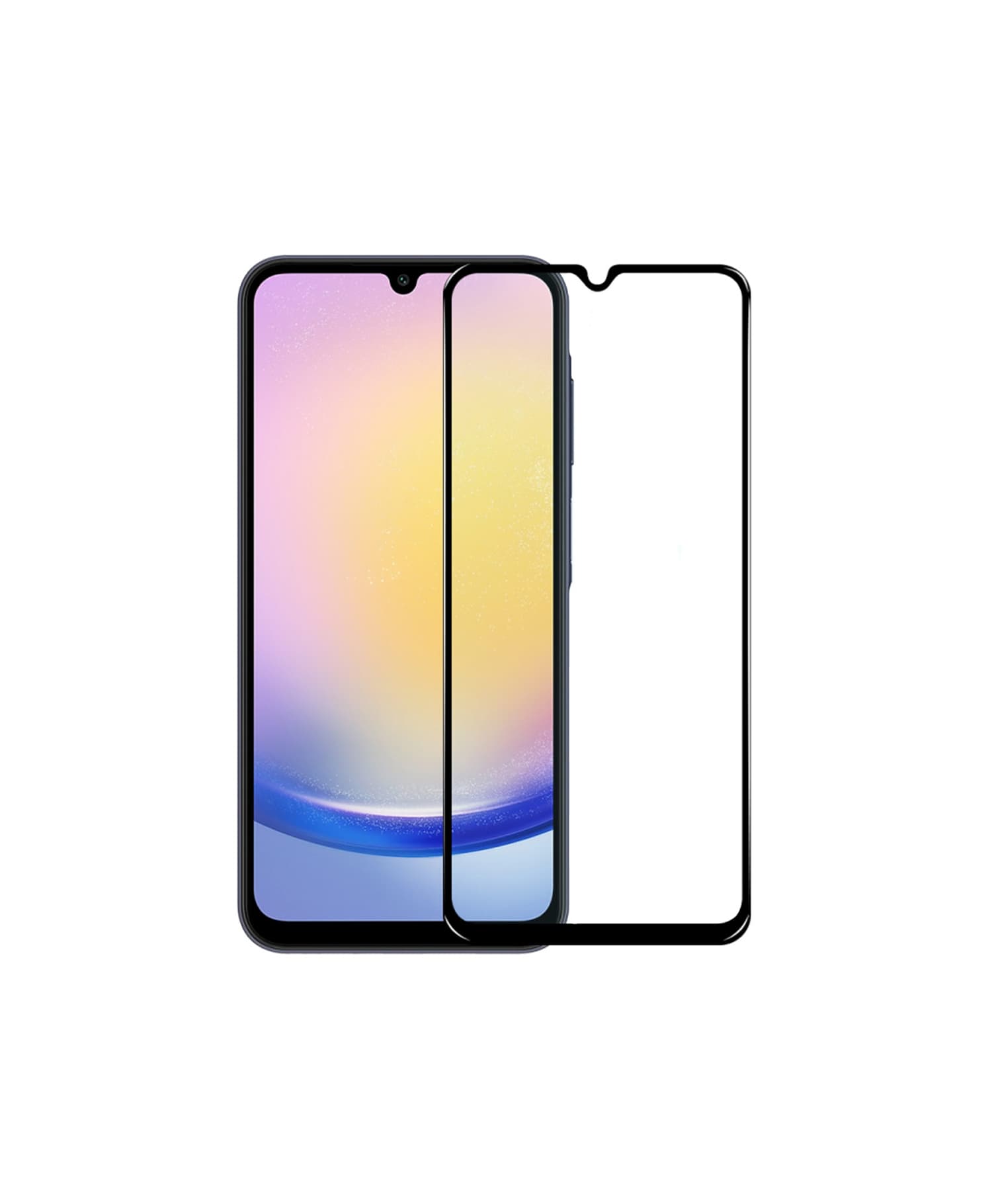 گلس فول Super D مشکی Redmi 14C