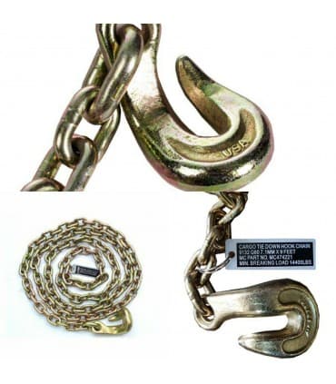 زنجیر 3تن کششی قلاب ذار صافکاری