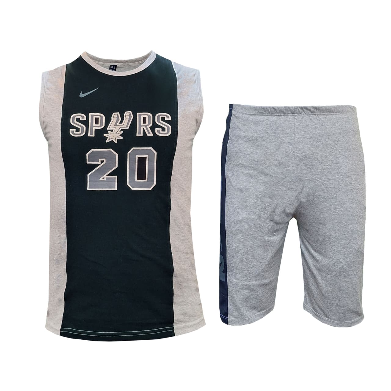 ست تاپ و شلوارک مردانه مدل SPORT-20 کد 1034 رنگ نوک مدادی