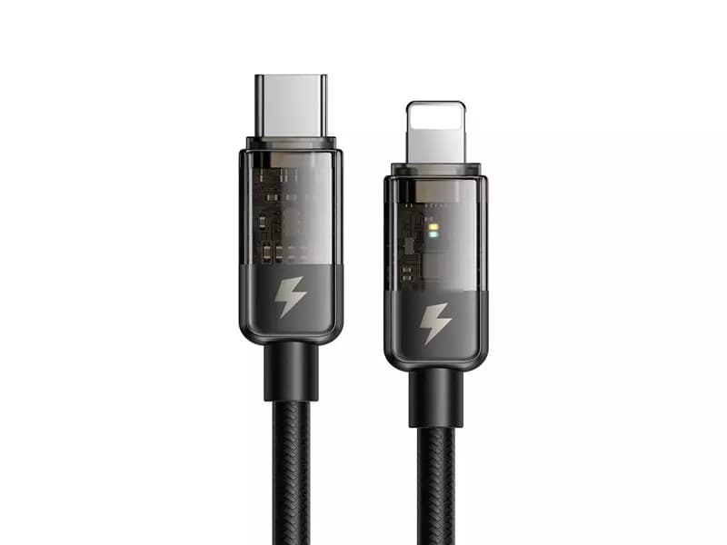کابل هوشمند تایپ سی به لایتنینگ 36 وات 1.2 متری مک دودو Mcdodo Type-C to Lightning Data Cable CA-316