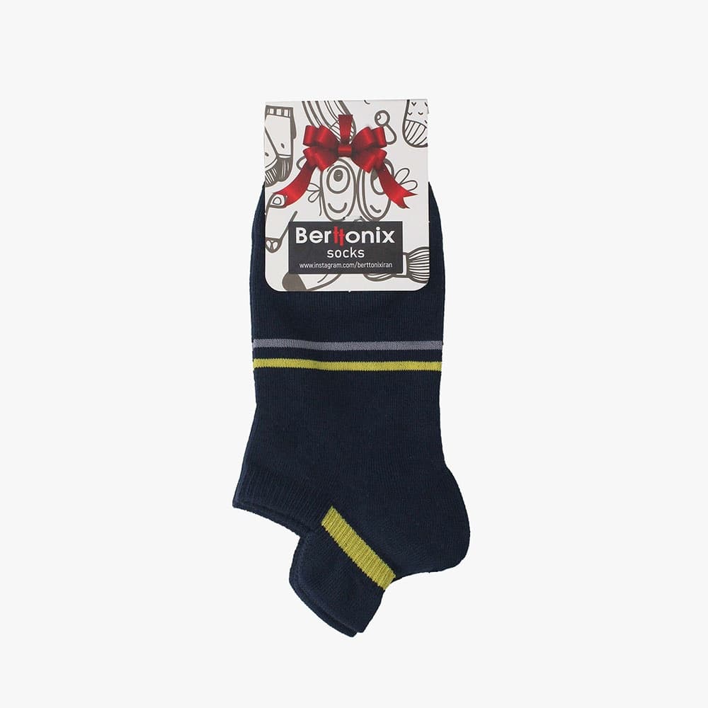 جوراب مچی زنانه لبه دار برتونیکس سرمه ای