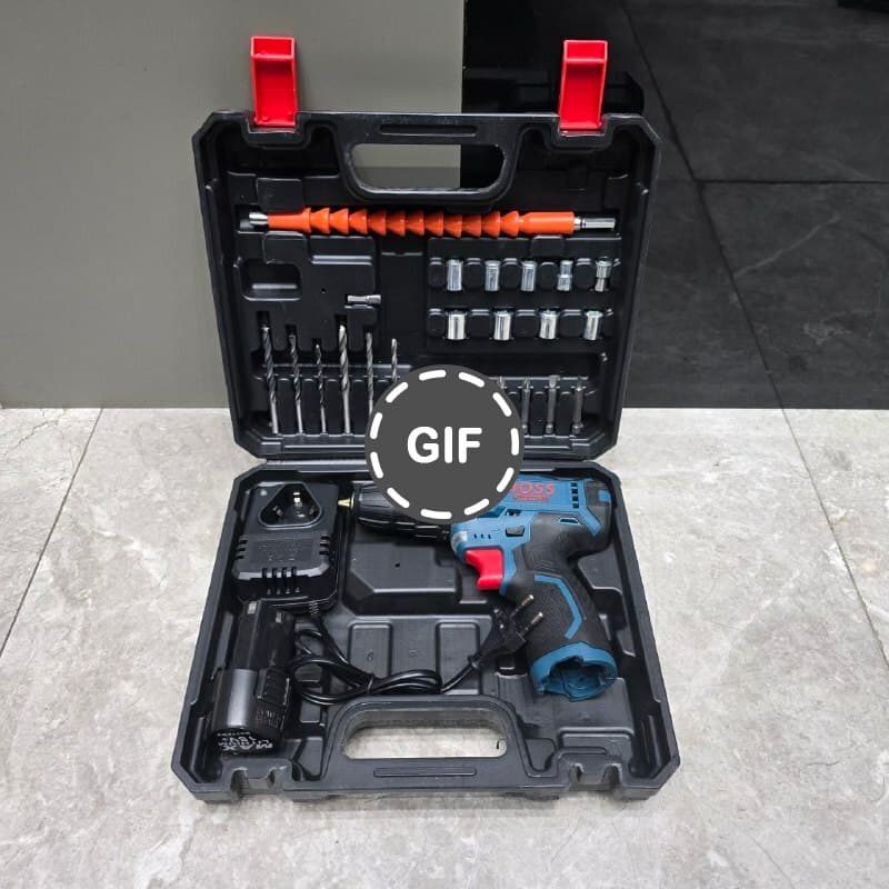 دریل شارژی ۱۸ ولت تک باتری کیفی باس مدل Dw01