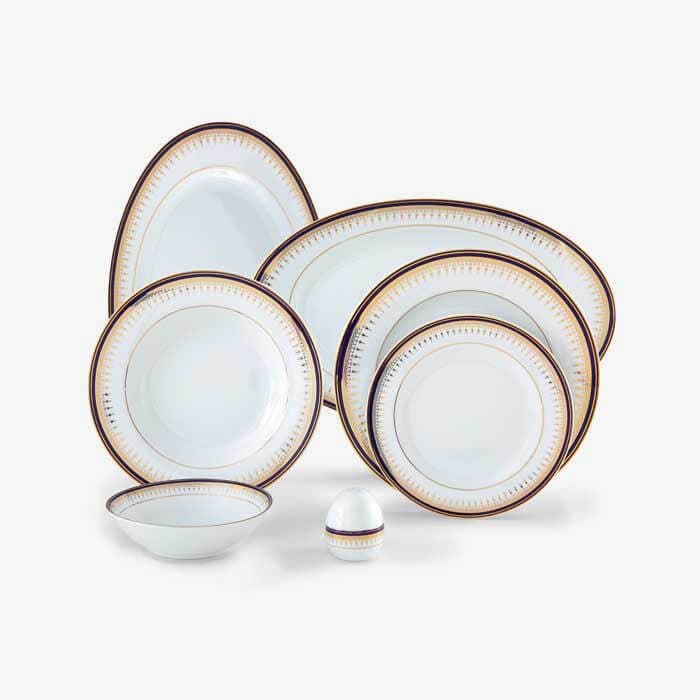 سرویس چینی زرین 6 نفره غذاخوری خاطره (28 پارچه)