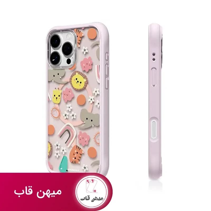 قاب یانگ کیت Animals صورتی - کد (۸۶۴۲۵)