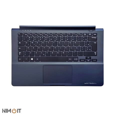 قاب دور کیبورد همراه با کیبورد لپ تاپ SAMSUNG NP915S3G NP910S3G NP900X3G