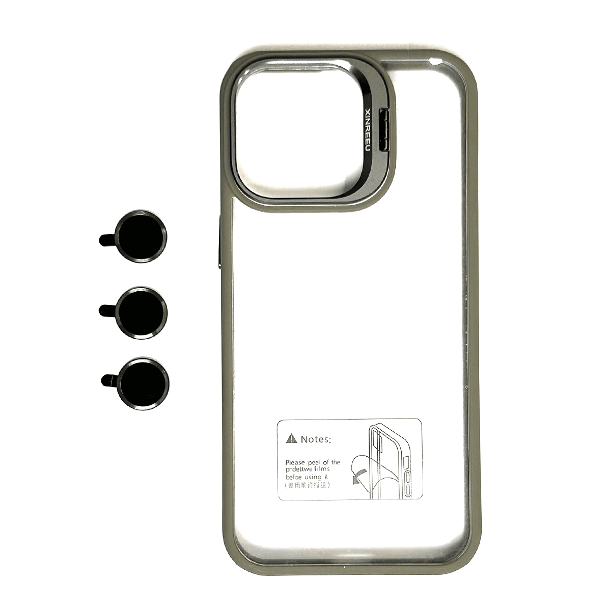 کاور گوشی اپل iPhone 14 Pro Max مدل XINREEU همراه با محافظ لنز