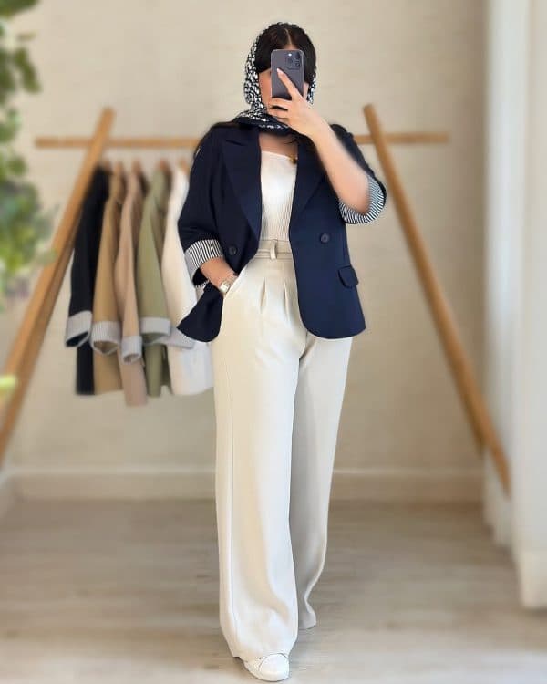 مانتو شلوار زنانه مدل نسلیهان