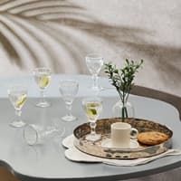 لیوان قهوه 6 عددی کاراجا Ronda نقره ای