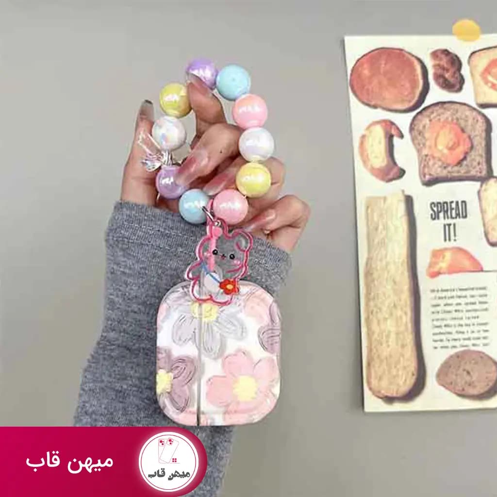 کاور ایرپاد اپل طرح گل - کد (۳۵۷۳۱)