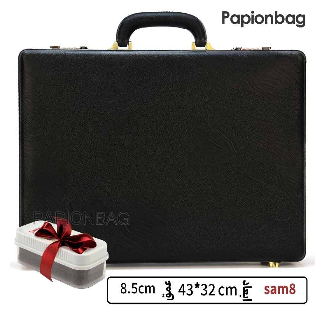 کیف سامسونت چرمی مدل sam8 (بزرگ) +واکس رایگان