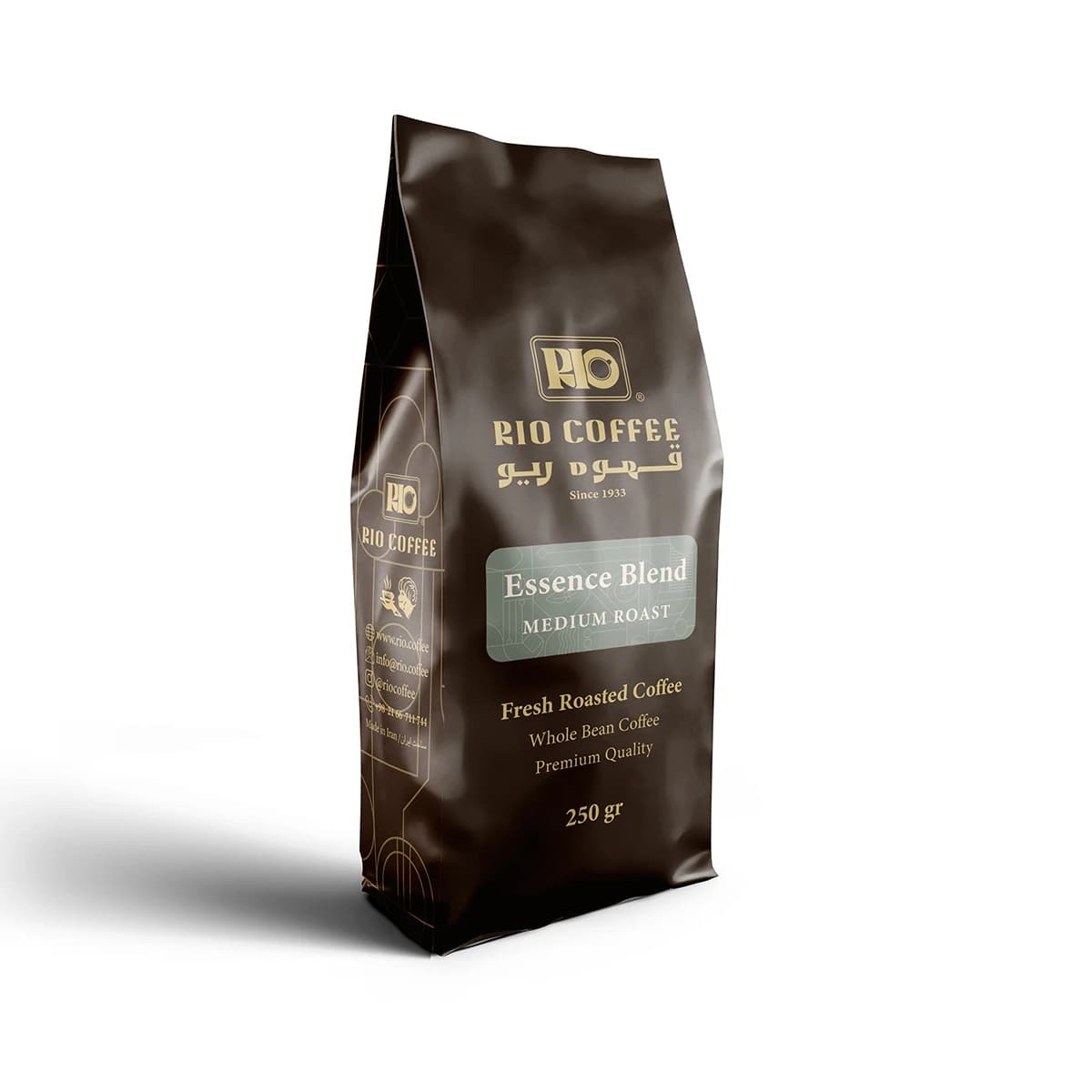 قهوه ایسنس بلند مدیوم 20% عربیکا – 250 گرمی