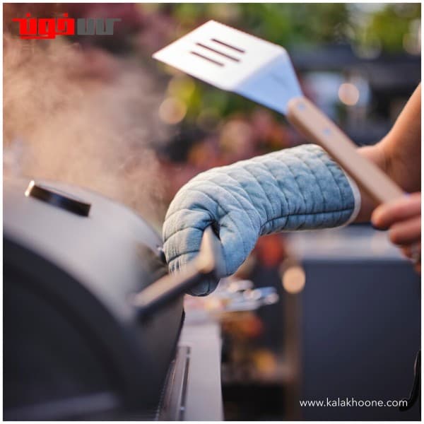 دستکش فر ساق بلند ایکیا مدل GRILLTIDER